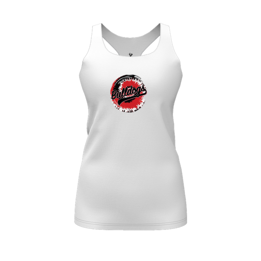 [FT0TRBWH-FYS-LOGO2] Decker Racerback Tank Top (Female Youth S, White, Logo 2)