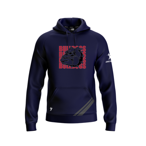 [FOLHSMNV-YXS-LOGO1] Decker Summit Hoodie (Youth XS, Navy, Logo 1)