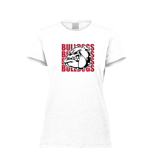 [FTSCUBWH-FAXS-LOGO1] Decker Women's Tri-Blend T-Shirt - Short Sleeve (Female Adult XS, White, Logo 1)