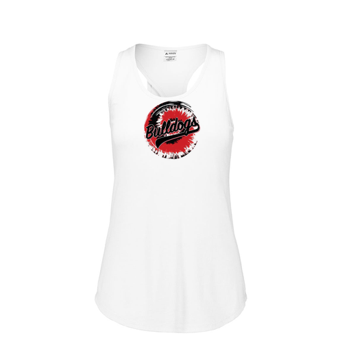 [3078.005.S-LOGO2] Ladies Tri Blend Tank Top (Female Adult S, White, Logo 2)