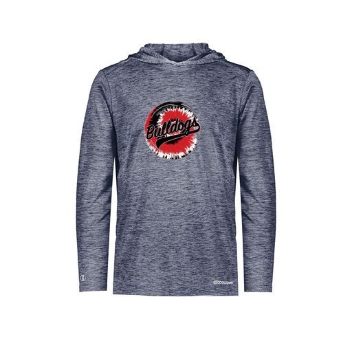 [FOLHCGNV-AS-LOGO2] Decker Men's Charge Hoodie (Adult S, Navy, Logo 2)