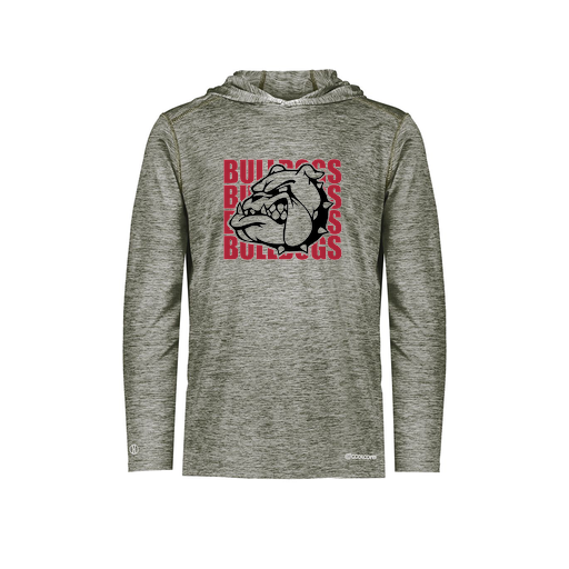 [FOLHCGGY-AS-LOGO1] Decker Men's Charge Hoodie (Adult S, Gray, Logo 1)