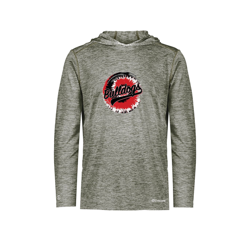 [FOLHCGGY-AS-LOGO2] Decker Men's Charge Hoodie (Adult S, Gray, Logo 2)