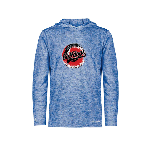 [FOLHCGRY-YS-LOGO2] Decker Youth Charge Hoodie (Youth S, Royal, Logo 2)