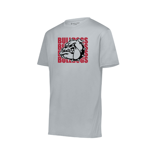 [222818.099.S-LOGO1] Men's Movement Dri Fit Shirt (Adult S, Silver, Logo 1)