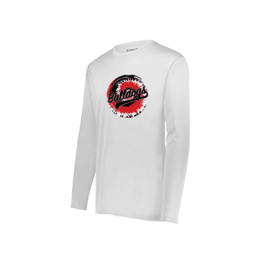 [222822.005.XS-LOGO2] Men's LS Smooth Sport Shirt (Adult XS, White, Logo 2)