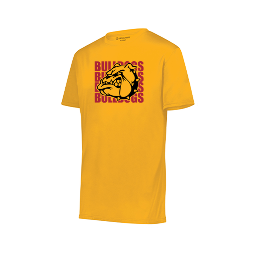 [222819.025.XXS-LOGO1] Youth Movement Dri Fit Shirt (Youth XXS, Athletic Gold, Logo 1)
